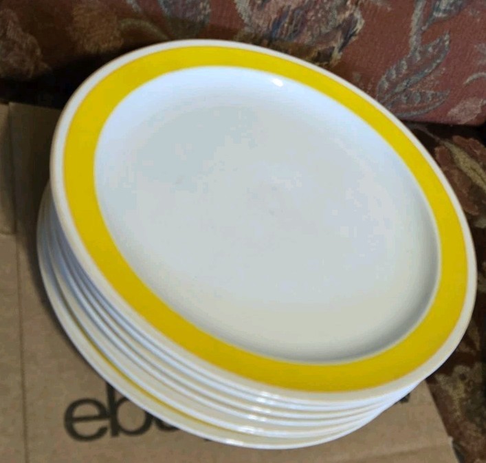 7 VTG Rosenthal Studios Continental Pattern Exotic Yellow  10\