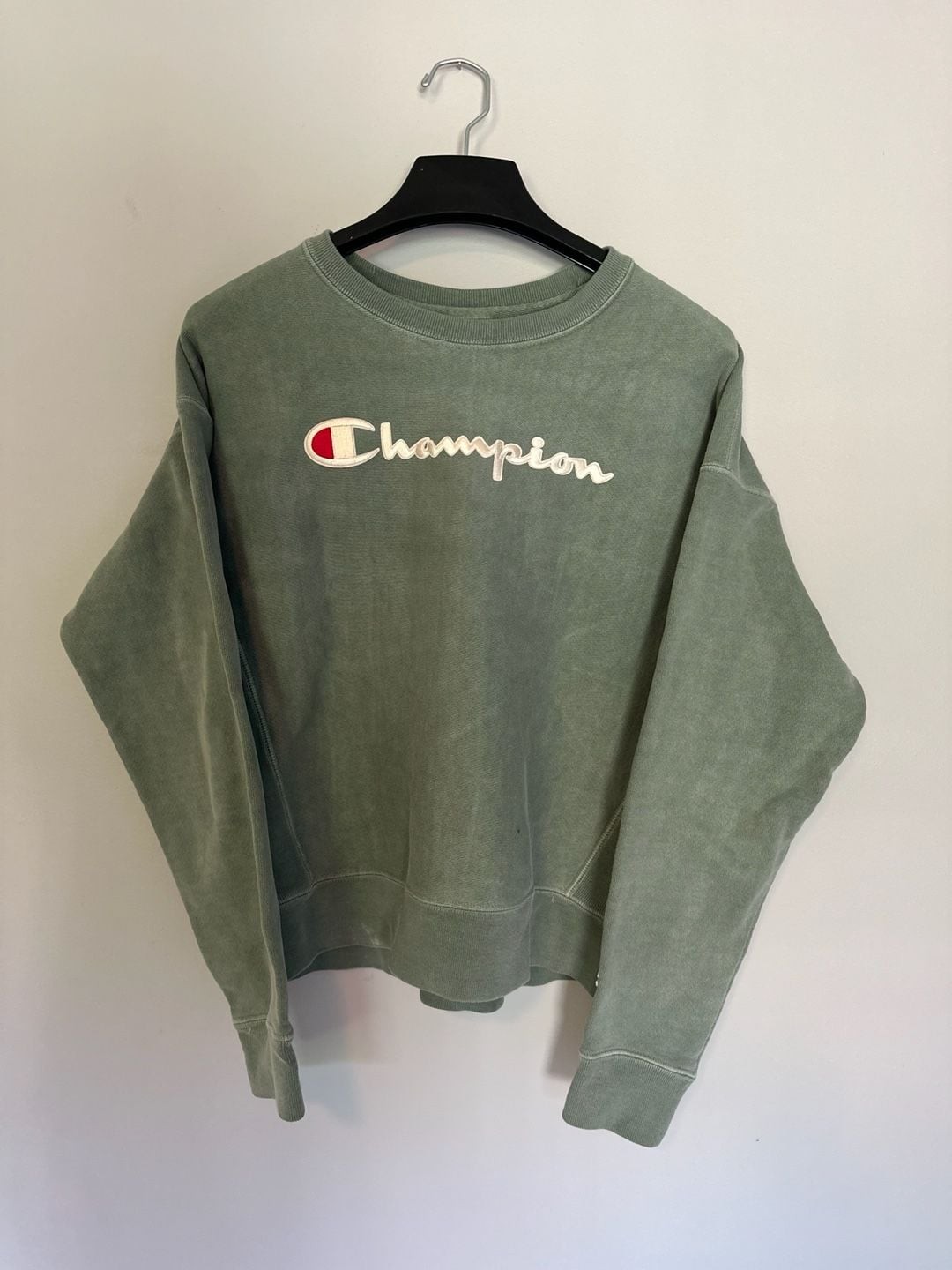 Vintage 1990s Champion Reverse Weave Embroidered Crewneck Sweatshirt Women L