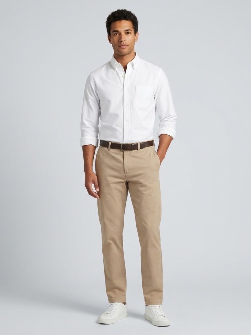 Dockers Men\'s Khaki Chino Pants - Tan Straight Fit 34 x 32