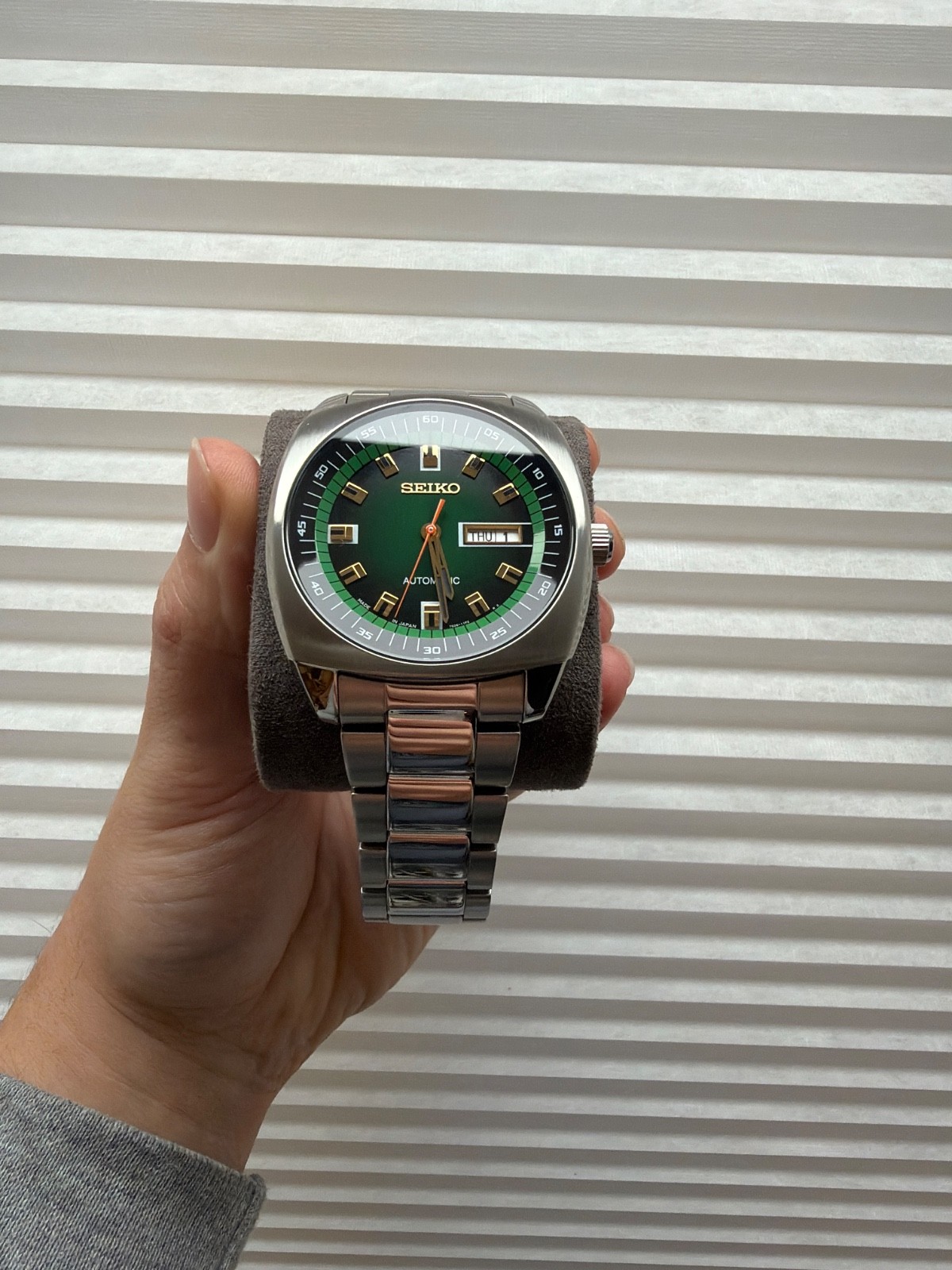 Seiko Recraft Green Men's Watch - SNKM97