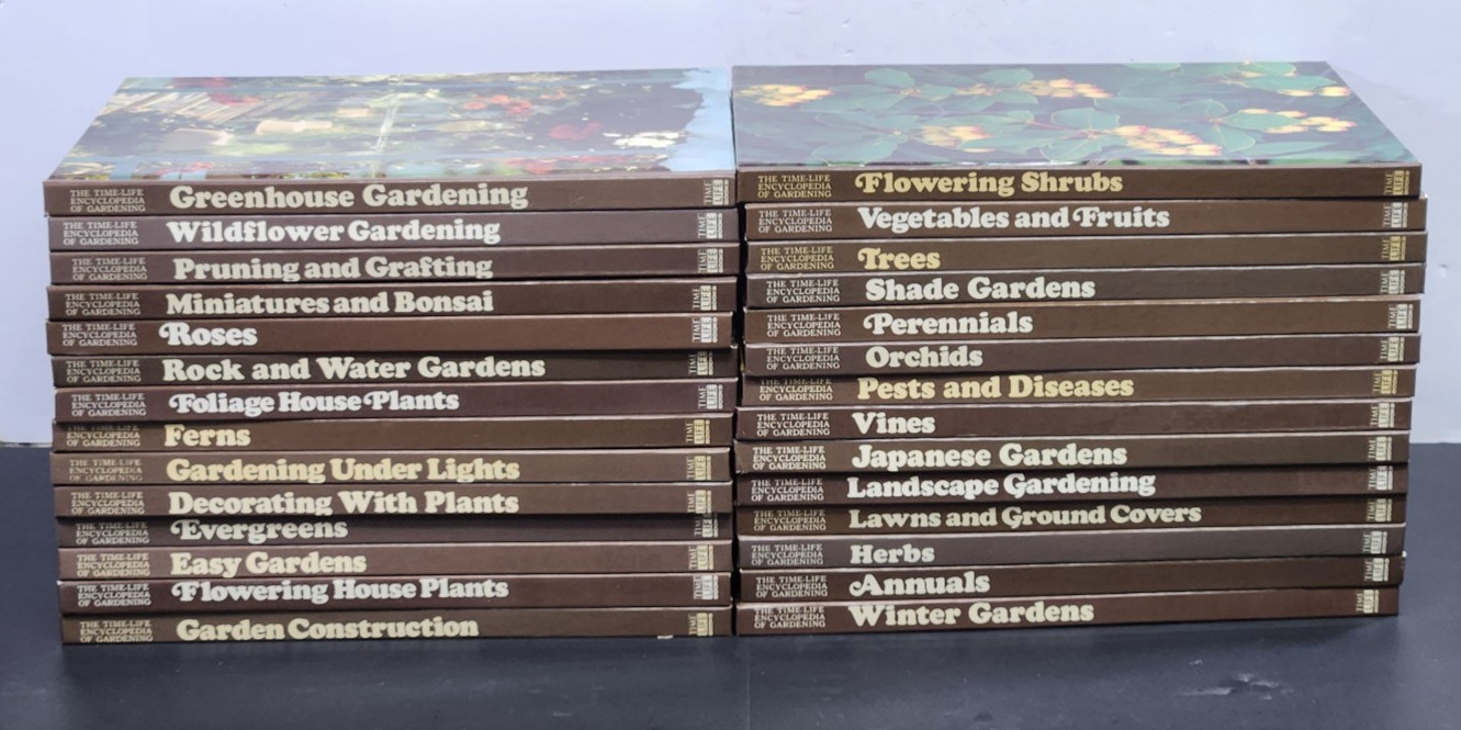Vintage Time Life Encyclopedia of Gardening Set of 28 Hardcover Books 1970s Ilus Vintage Time Life Encyclopedia of Gardening Set of 28 Hardcover Books 1970s Ilus