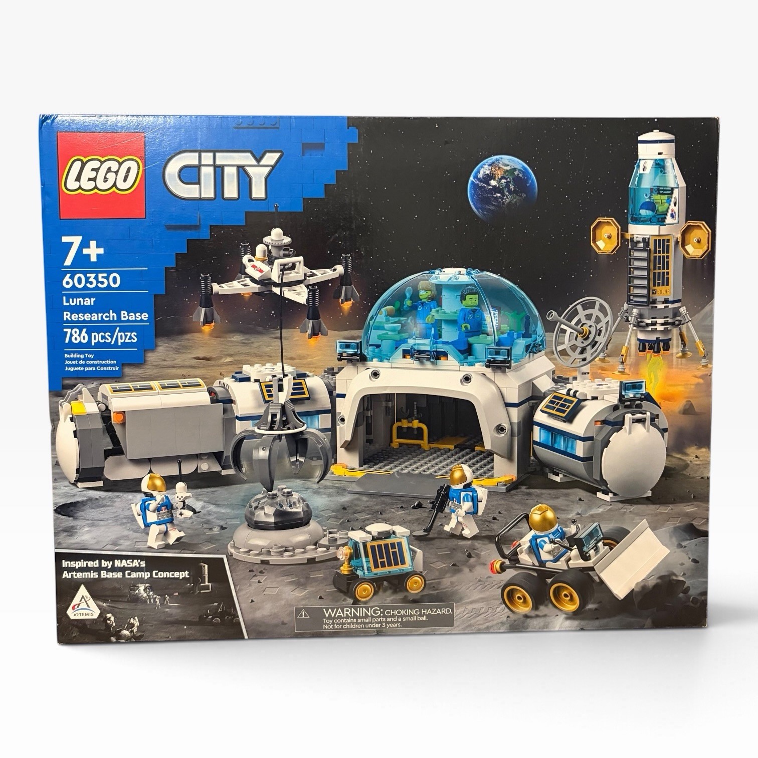 LEGO City Lunar Research Base 60350 Space Moon 786 Pieces New Sealed 🚀