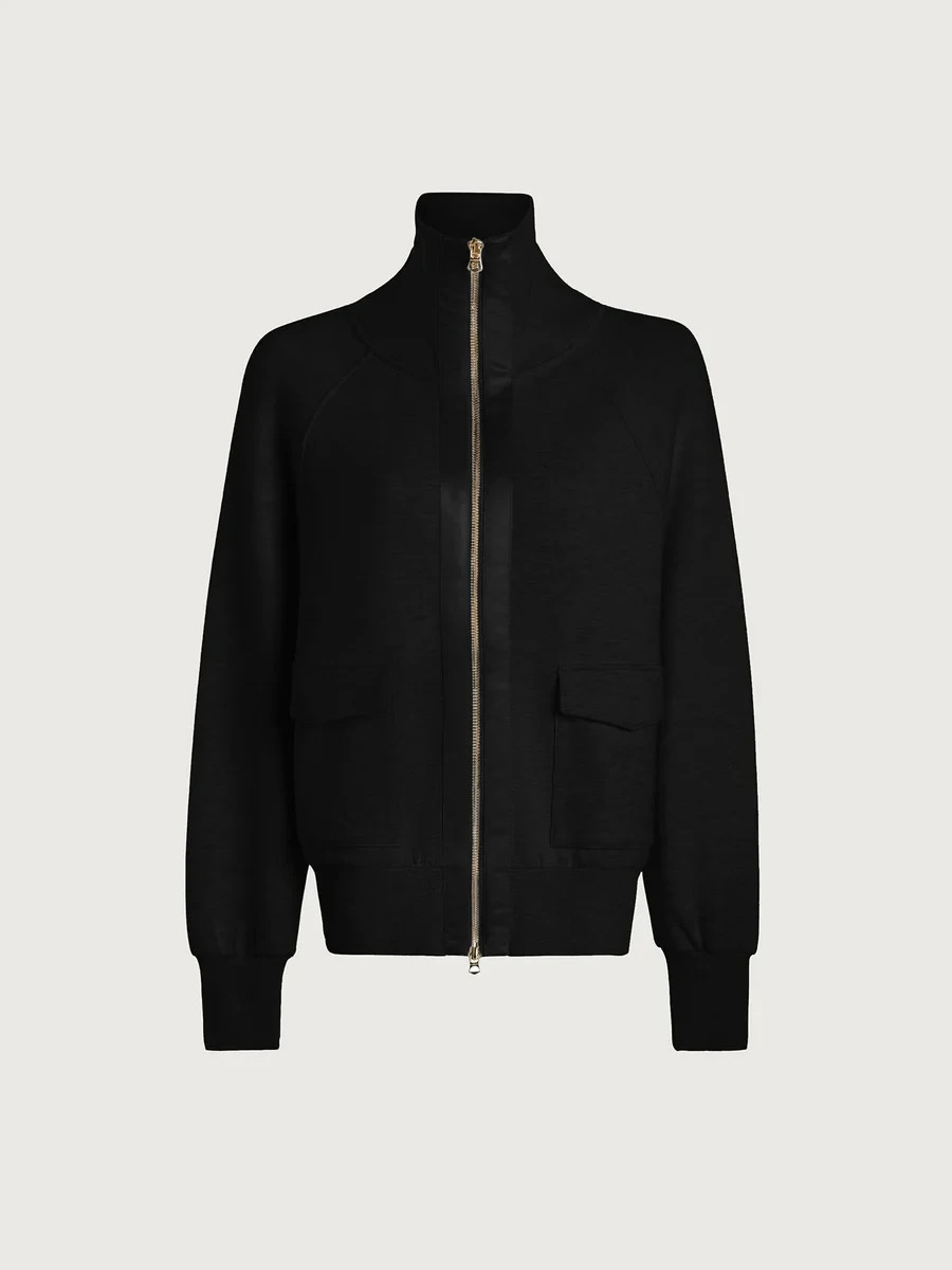 VARLEY New Womens Roxbury Zip Through Black Size Medium Ships Free