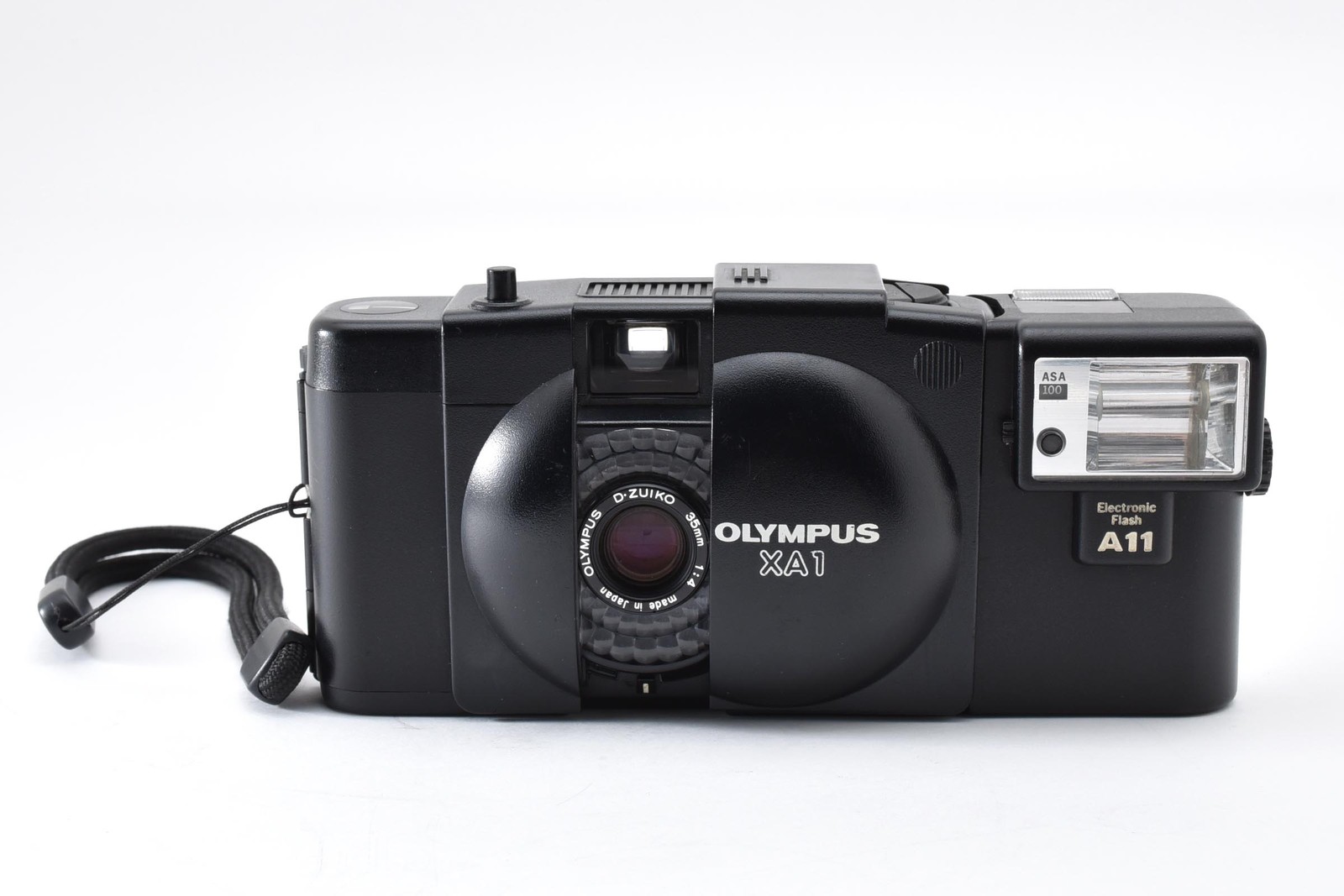 ALL WORKS [MINT] Olympus XA-1 35mm Point & Shoot Camera w/ A11 Flash From JAPAN