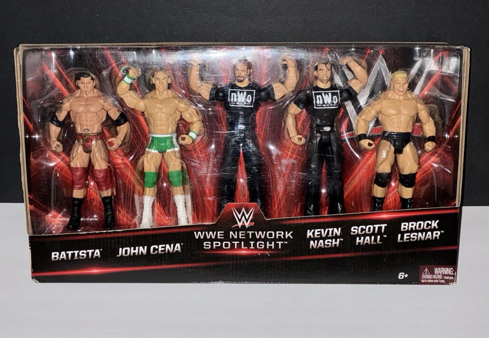 WWE Mattel Network Spotlight 2002 Flashback Figures Battle Pack Of 5 WWF NWO WWE Mattel Network Spotlight 2002 Flashback Figures Battle Pack Of 5 WWF NWO