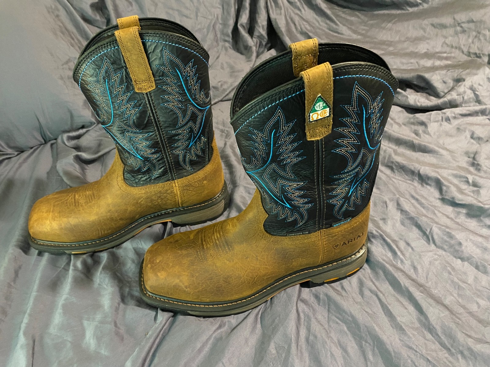 Ariat Work Boots Size 11 EE Brand New No Box Brown Pull On Carbon Toe Ariat Work Boots Size 11 EE Brand New No Box Brown Pull On Carbon Toe