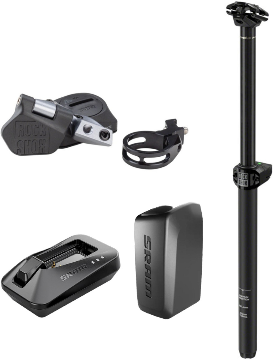 RockShox Reverb AXS B2 Dropper With AXS Controller (USB-C Charger): Size Options RockShox Reverb AXS B2 Dropper With AXS Controller (USB-C Charger): Size Options