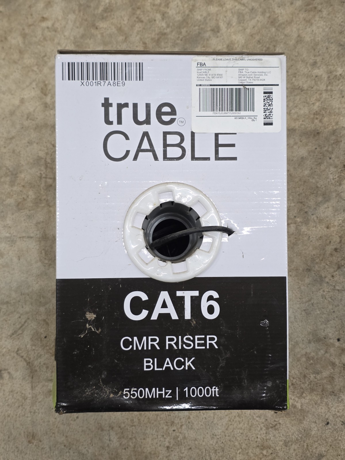 NEW Make an Offer trueCABLE Cat6 cable, 1000ft, 23AWG 4 Pair Solid Bare Copper NEW Make an Offer trueCABLE Cat6 cable, 1000ft, 23AWG 4 Pair Solid Bare Copper