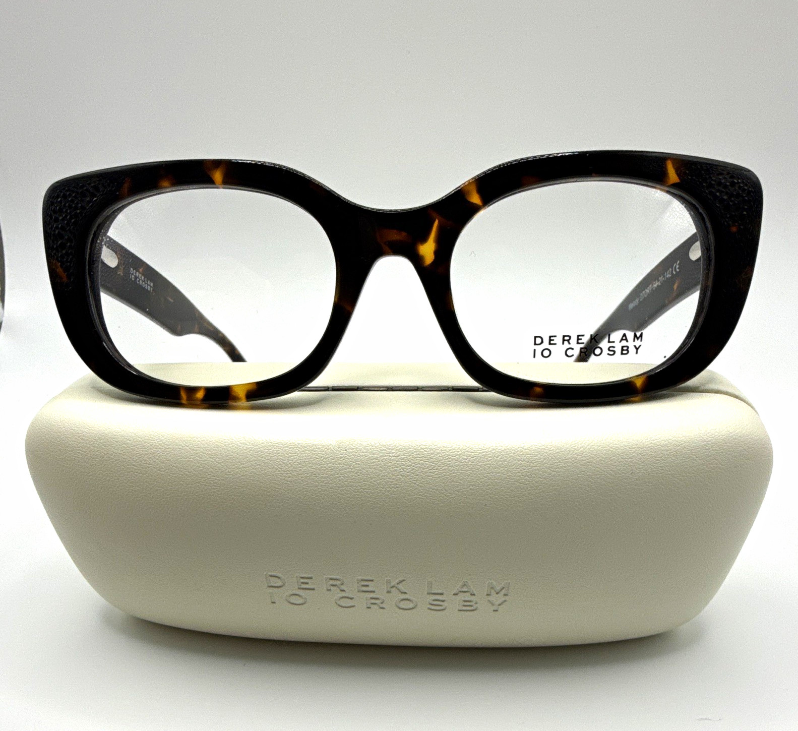 Derek Lam 10 Crosby Melody DTORT Tortoise Acetate Full Rim Eyeglasses 54-21-142 Derek Lam 10 Crosby Melody DTORT Tortoise Acetate Full Rim Eyeglasses 54-21-142