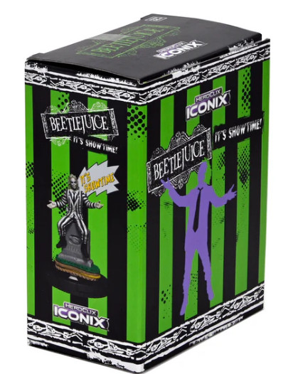 HEROCLIX Iconix BEETLEJUICE IT\'S SHOWTIME NEW/Unused Sealed Wizkids IN BOX