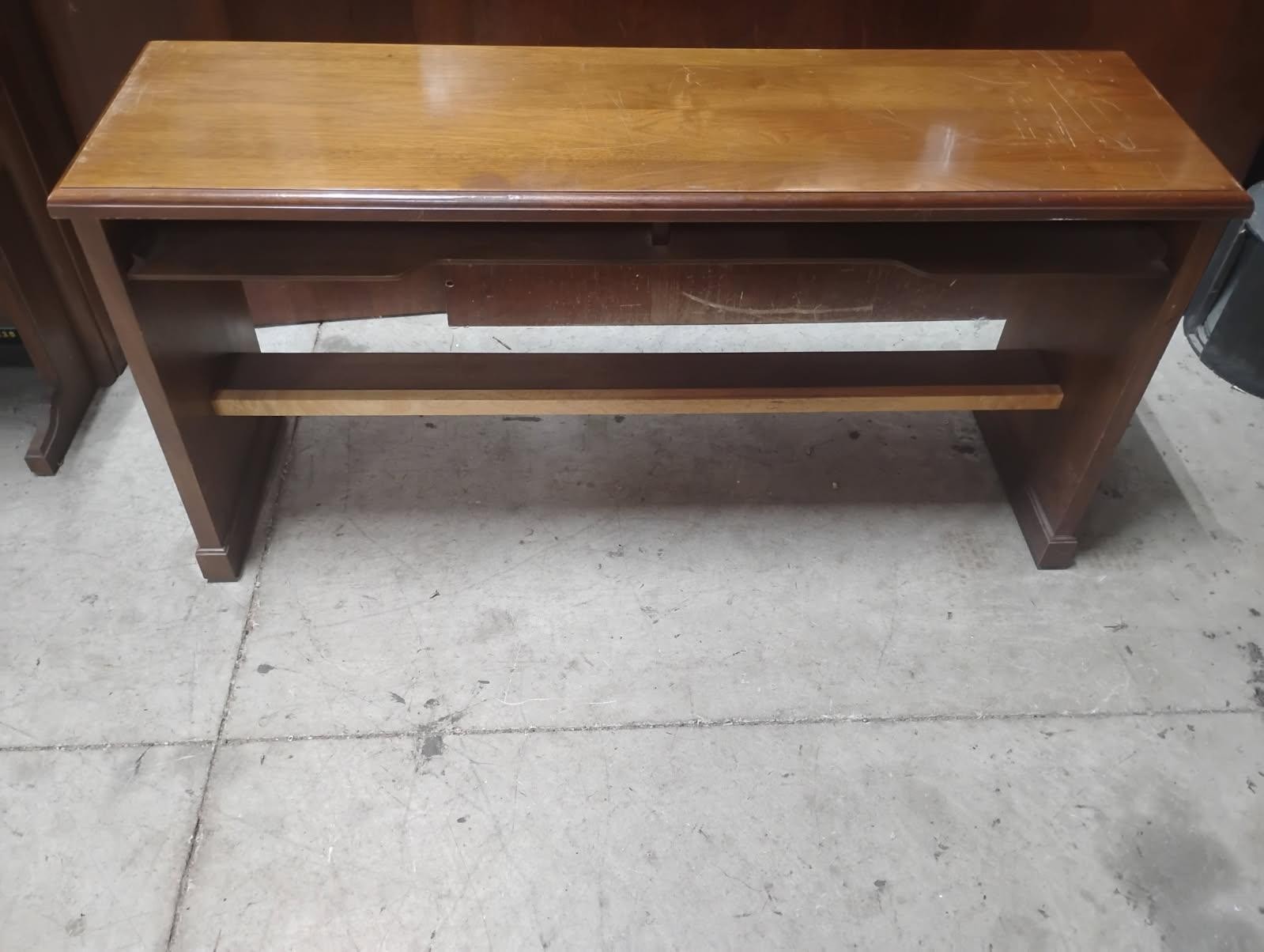 Vintage Organ Bench Measures 49in W x 24in T x 15in D MAKE OFFER