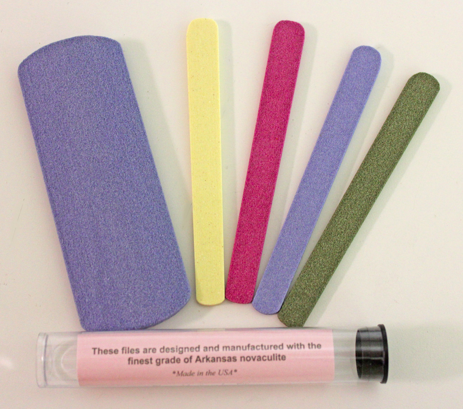 Nail Files and Heel Stone made from all natural Arkansas Novaculite Nail Files and Heel Stone made from all natural Arkansas Novaculite
