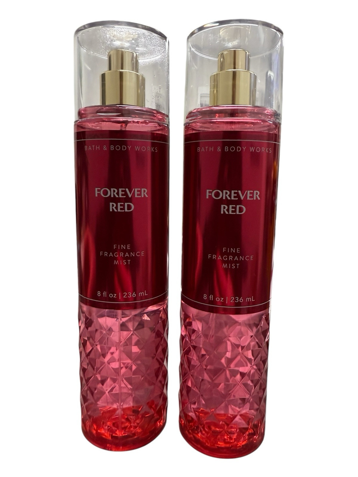 2 X Bath & Body Works FOREVER RED Fine Fragrance Body Mist Spray 8 Oz New 2 X Bath & Body Works FOREVER RED Fine Fragrance Body Mist Spray 8 Oz New