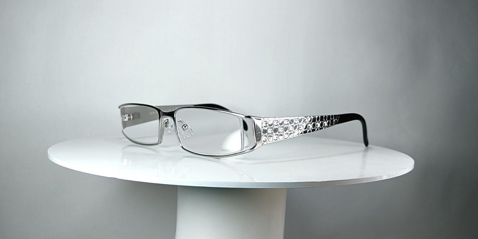 Eyeglasses PRADA square oval frames crystals New Old Stock iconic vintage rare 
