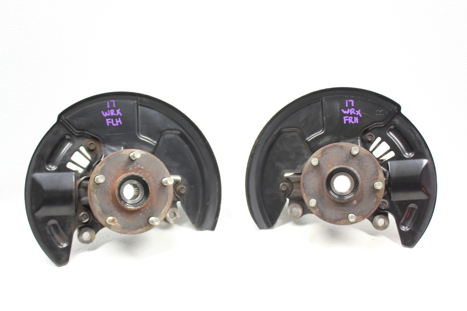 2015-2021 SUBARU WRX FRONT HUBS KNUCKLES SPINDLES LH/RH 5X114 OEM 49K MILES