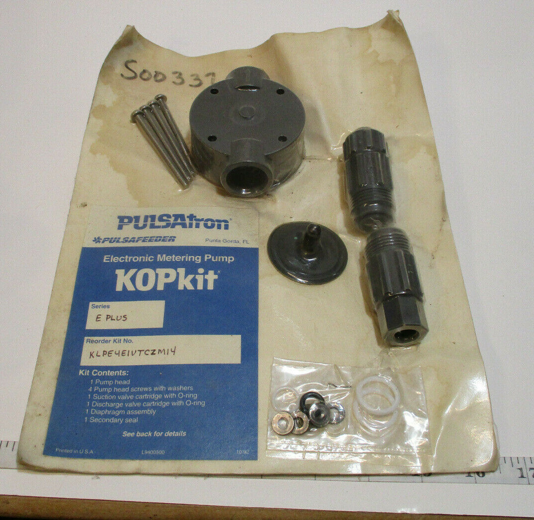 PULSAFEEDER Electronic Metering Pump KOPkit KLPE4EIVTCZM14 Series E PLUS PULSAFEEDER Electronic Metering Pump KOPkit KLPE4EIVTCZM14 Series E PLUS