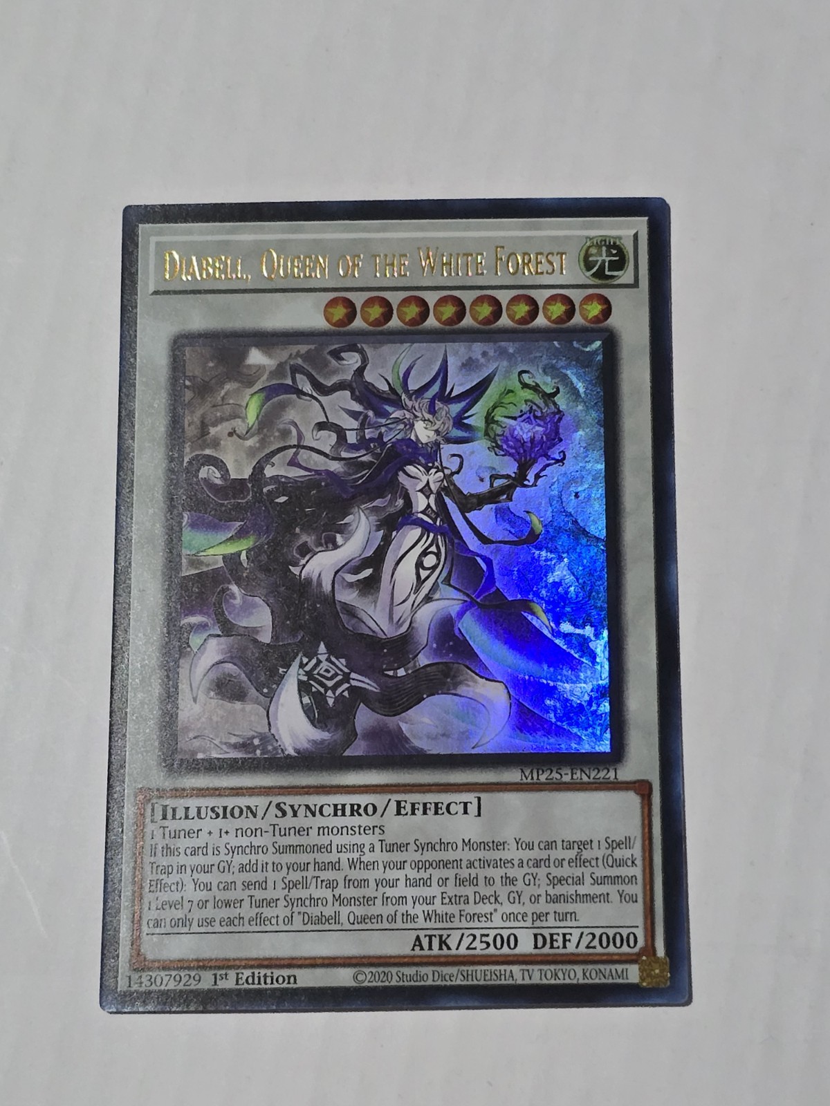 Yugioh Diabell, Queen of the White Forest MP25-EN221 Ultra Rare NM 1st Ed Yugioh Diabell, Queen of the White Forest MP25-EN221 Ultra Rare NM 1st Ed