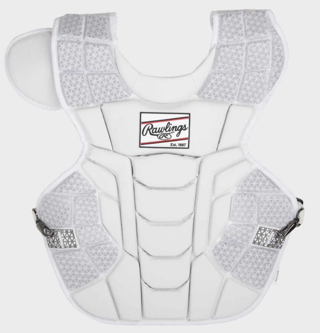 Rawlings Mach Adult Chest Protector White/White CPMCN 17\