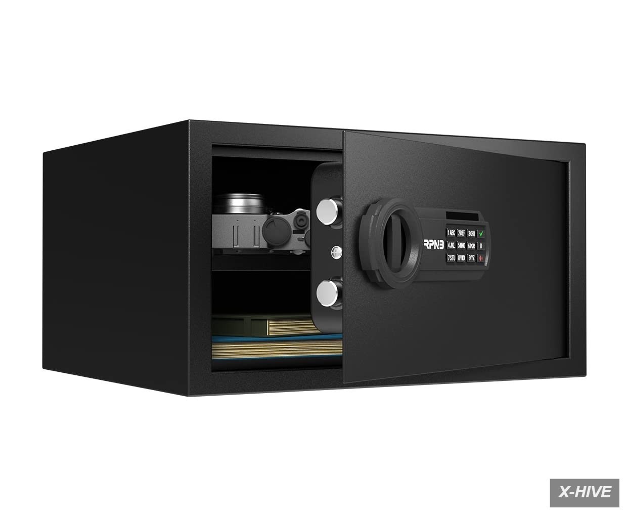 RPNB Small Hotel Safe Box,Personal Home Safe,Digital Money Safes,1.0 CuFt RPNB Small Hotel Safe Box,Personal Home Safe,Digital Money Safes,1.0 CuFt