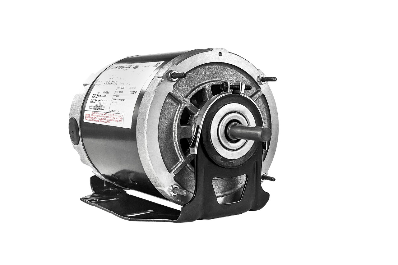 Marathon GF2024 1/4 hp 1725 RPM 48 Frame 115/230V Belt Drive Furnace Motor