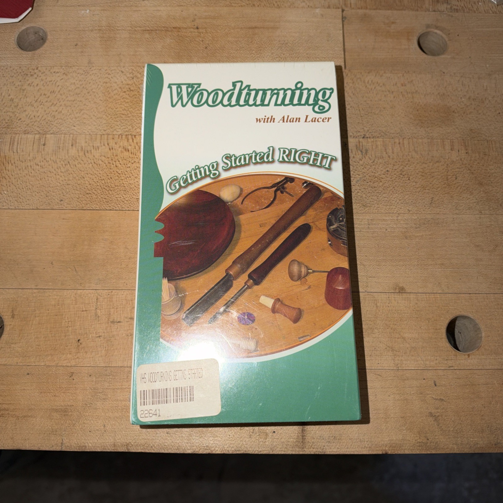 New Vintage Woodturning with Alan Lacer Getting Started Right (VHS) SEALED