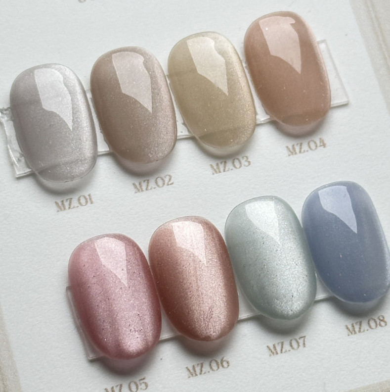 Mayour Silhouette Magnetic Gel Nail 8 Colors Gel Nail Polish K-Beauty