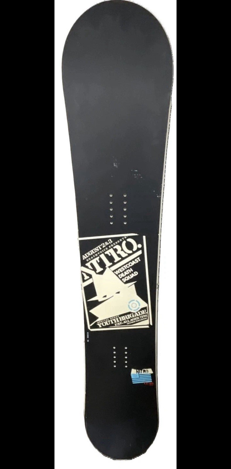 Nitro Black Wood Multi Material Snowboarding Snowboard New *Read*