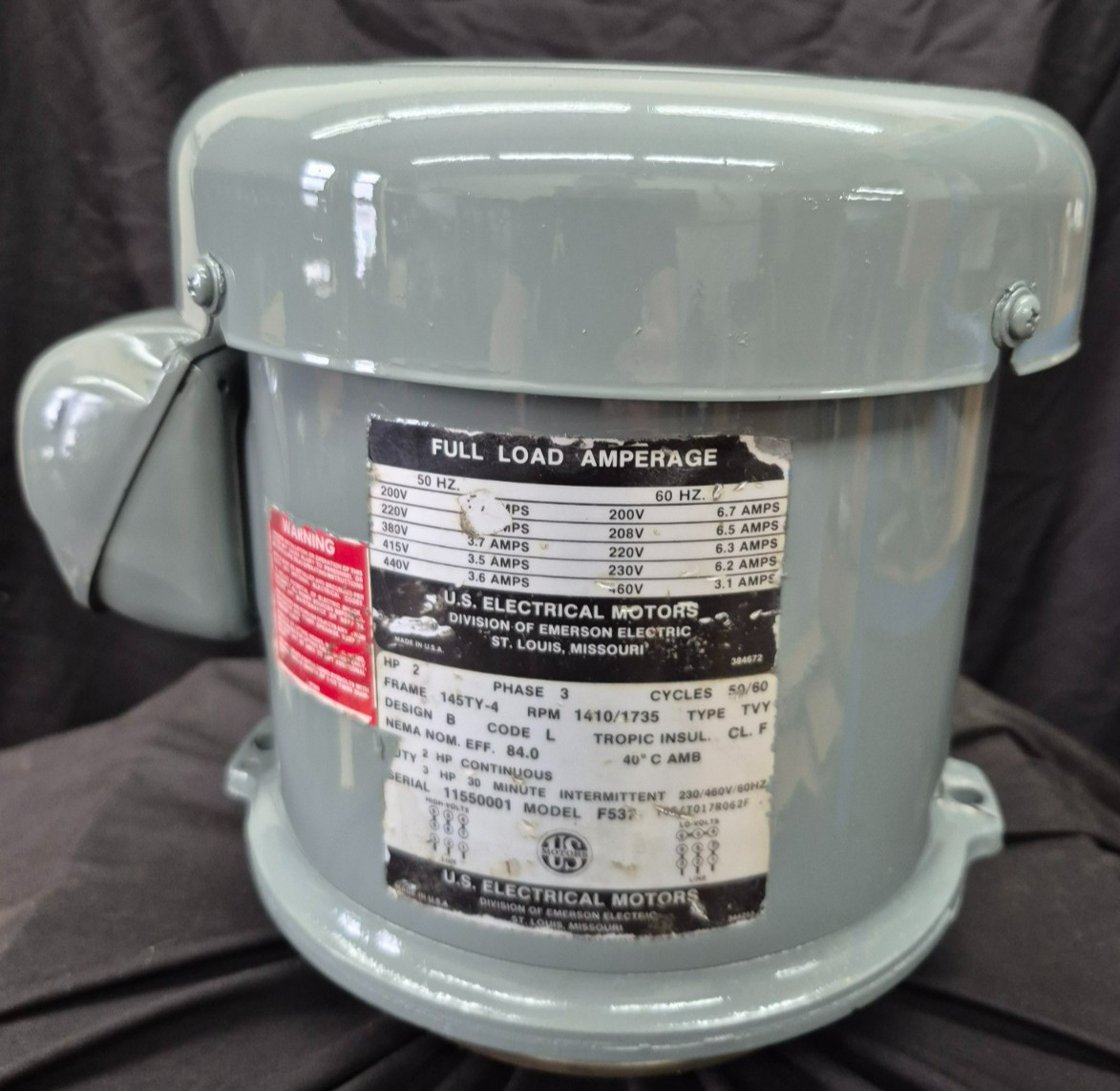 Bridgeport 2 HP 3PH SPINDLE DRIVE MOTOR