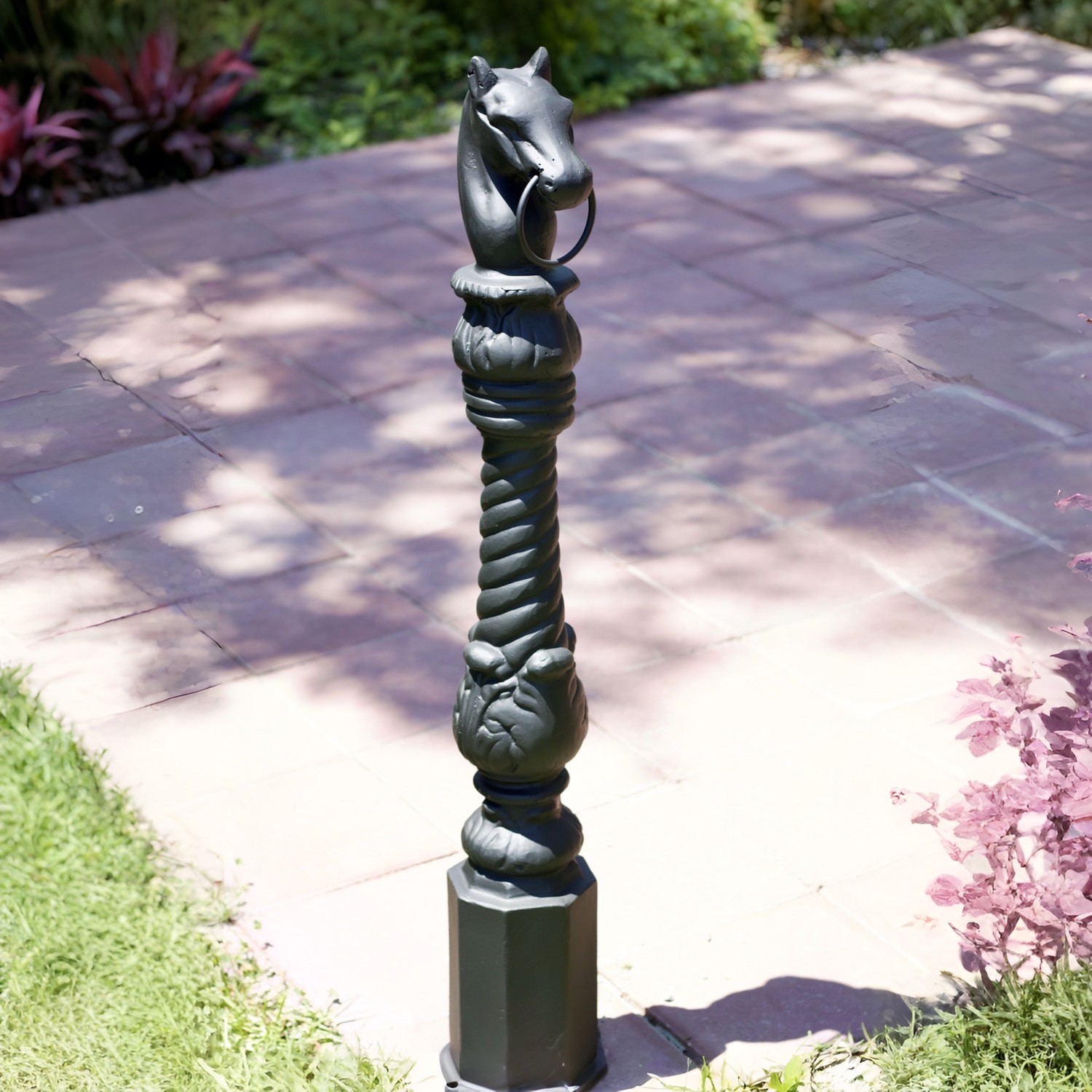 Victorian Style Horse Head Hitching Post
