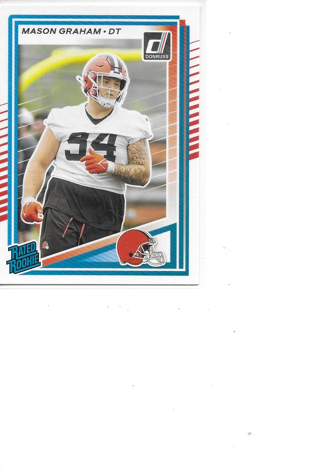 2025 Donruss Mason Graham Rookie Cleveland Browns Football Card #340 2025 Donruss Mason Graham Rookie Cleveland Browns Football Card #340