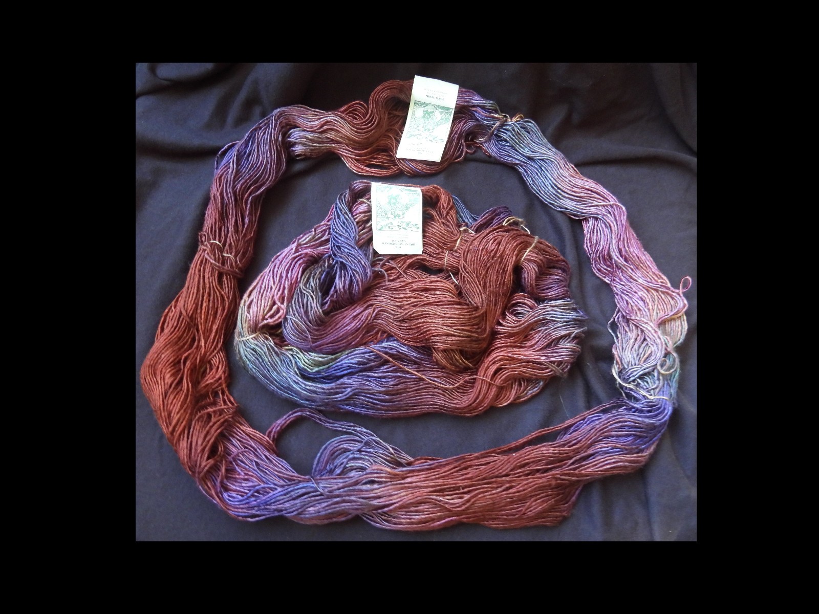 NOS Great Adirondack Yarn 100% Silk Delight 7.4Ounces 546 Yards  HD in CINNAMON