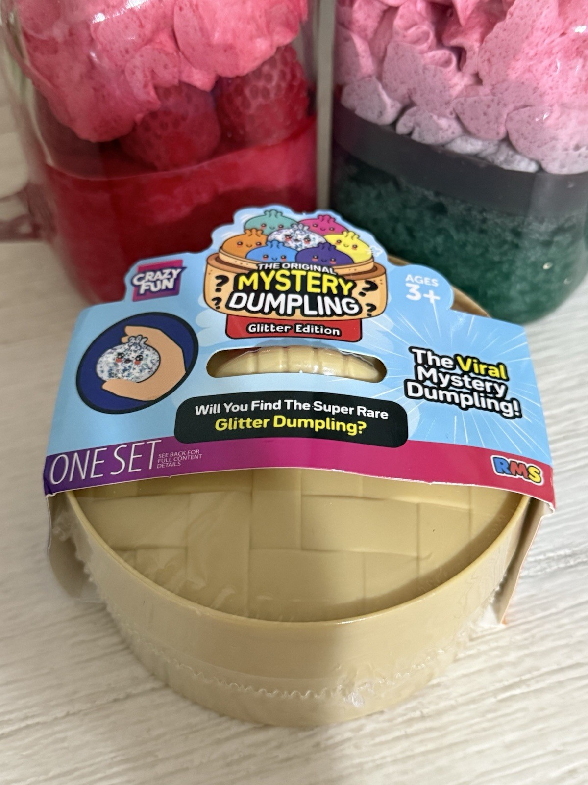 VIRAL Five Below RMS Crazy Fun Mystery Dumpling Squishy GLITTER Edition SEALED