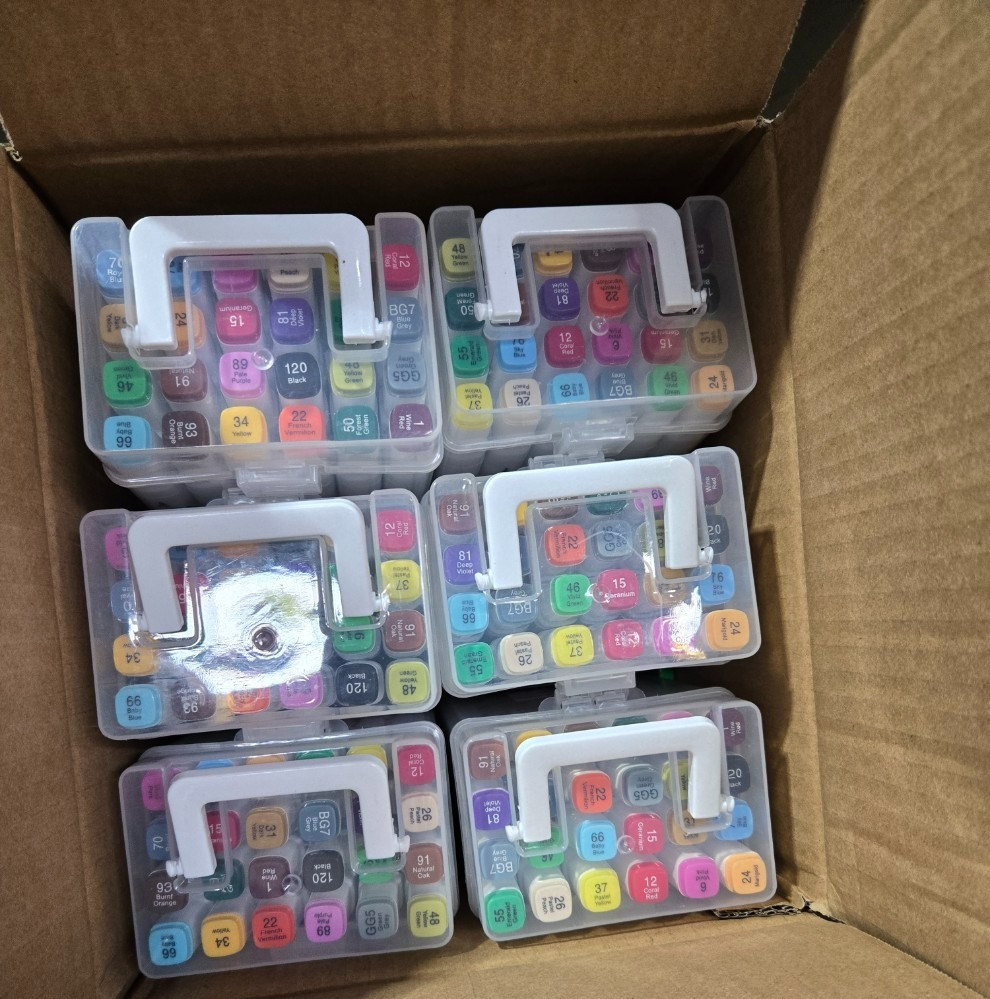Pallet Sale - Line & Letter 24 Dual-Tip Markers Fine Tip - Chisel Tip - 128 case