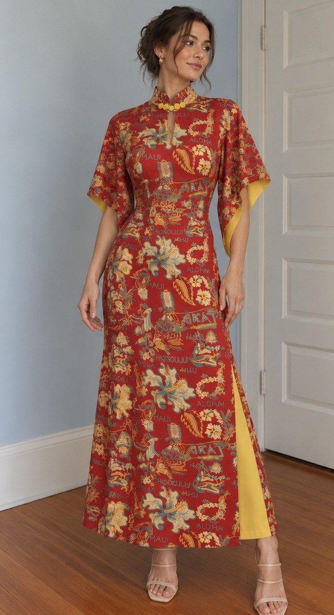 Vintage 1940\'s Hawaiian Dress Vintage 1940\'s Hawaiian Dress