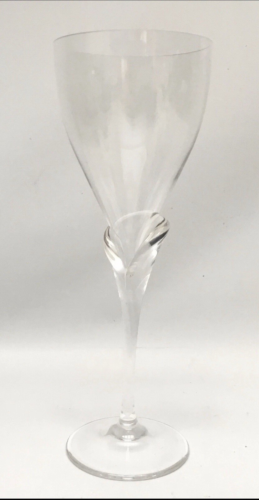 Germany ROSENTHAL CRYSTAL Glass Calice Disc Pattern Water Goblet 9 5/8”H New Germany ROSENTHAL CRYSTAL Glass Calice Disc Pattern Water Goblet 9 5/8”H New