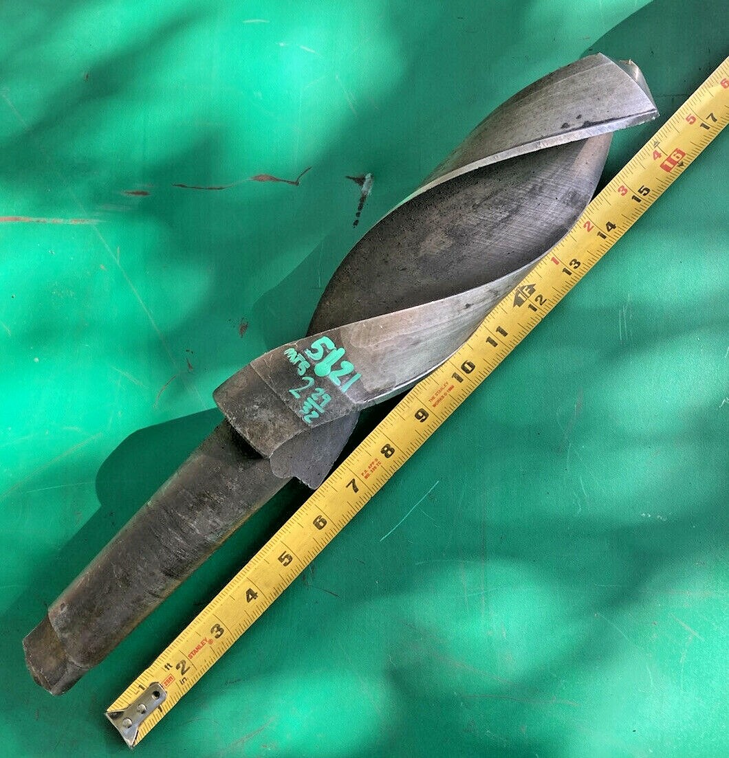 2-29/32“ MT 5 Morse Taper Drill Bit Metal Lathe Radial Drill Machinist Tool 2-29/32“ MT 5 Morse Taper Drill Bit Metal Lathe Radial Drill Machinist Tool