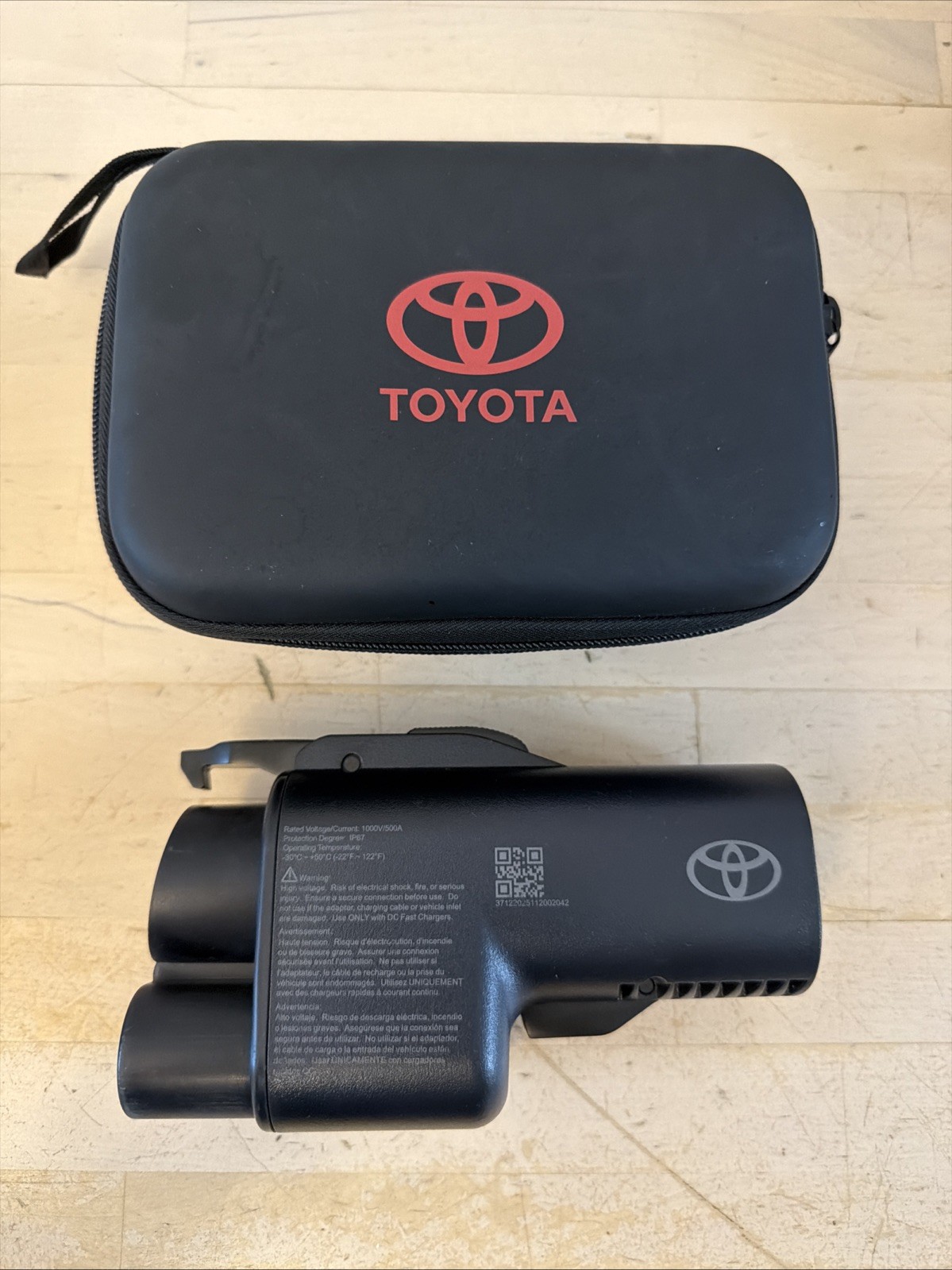 Toyota NACS to CCS1 Tesla Supercharger adapter for BZ4X EV Fast DC charging OEM Toyota NACS to CCS1 Tesla Supercharger adapter for BZ4X EV Fast DC charging OEM