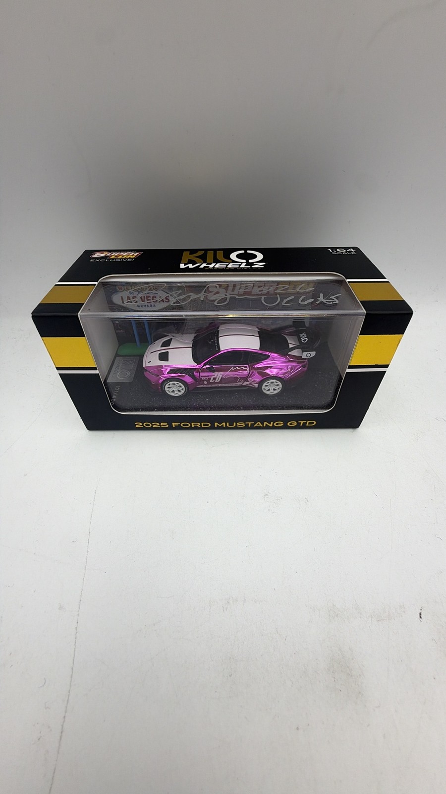 Kilo Wheelz 2025 Ford Mustang GTD ‘Pink’ SuperCon Exclusive *Signed by Designer*