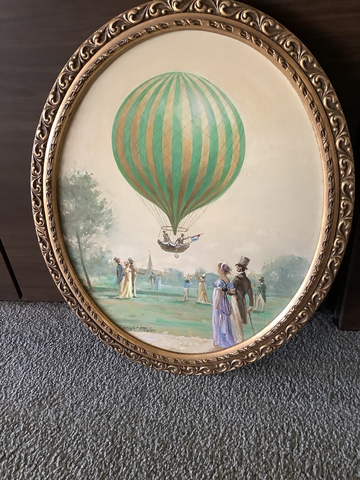 Doug Ettridge Oil Painting Jacques Charles Balloon