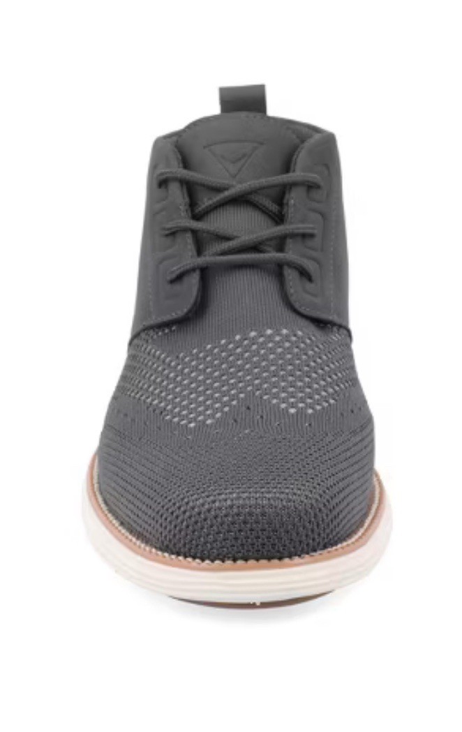 Vance Co. Barett Tru Comfort Foam knit lace-up chukka boot in grey, Men’s US10.5 Vance Co. Barett Tru Comfort Foam knit lace-up chukka boot in grey, Men’s US10.5