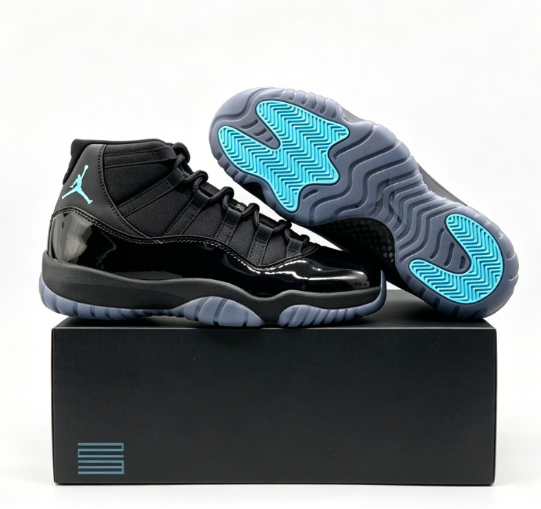Men's Jordan 11 GAMMA Blue High Retro Basketball Shoes Us Size 7-12 Men's Jordan 11 GAMMA Blue High Retro Basketball Shoes Us Size 7-12