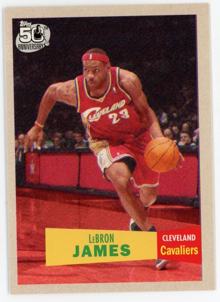 2007-08 Topps LeBron James #23 1957-58 Variations NM-MT
