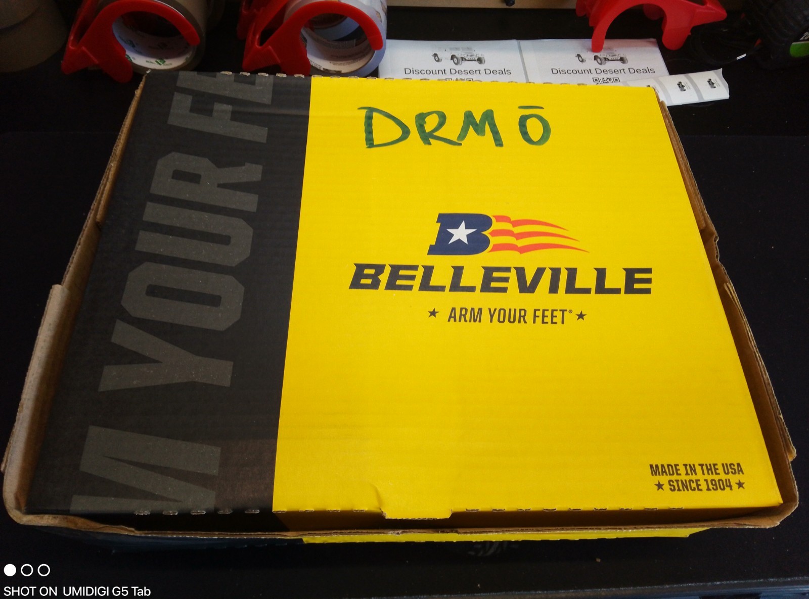 GENUINE BELLEVILLE MEN\'S USAF TEMP/WEATHER COMBAT BOOTS. SIZE 11 WIDE NEW IN BOX
