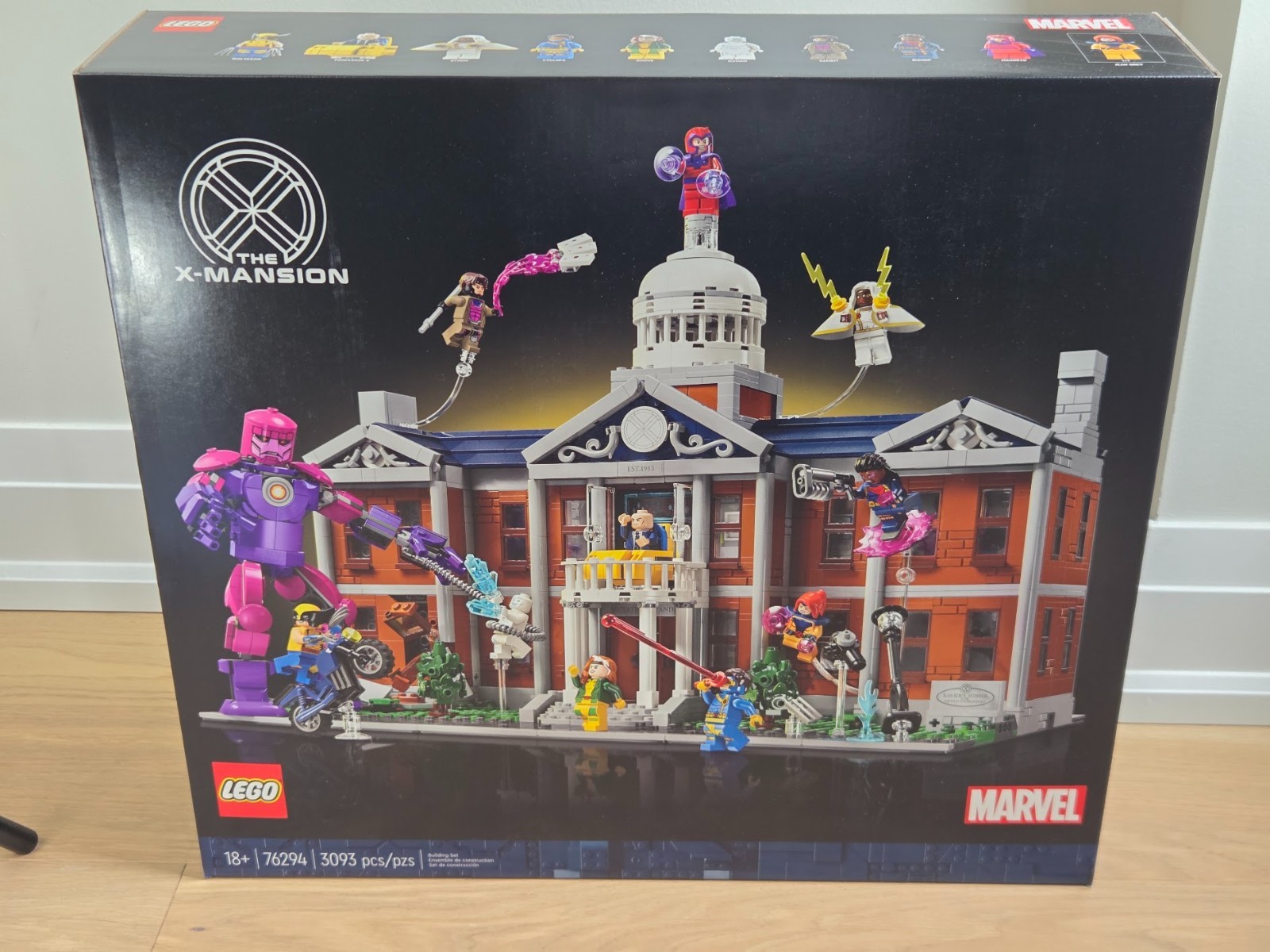 Lego 76294 Marvel\'s The X-Men X-Mansion 3093 Pcs | brand New Factory Sealed