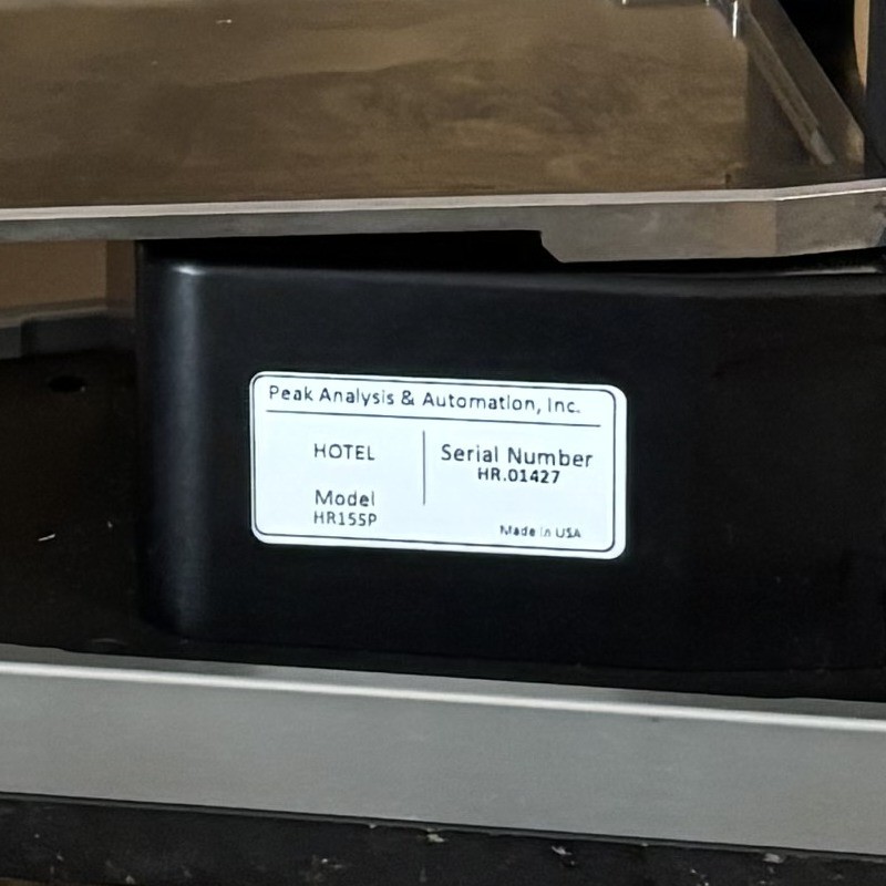 Peak Analysis Automation PAA Hotel HR155P Microplate Storage Rack KiNEDx