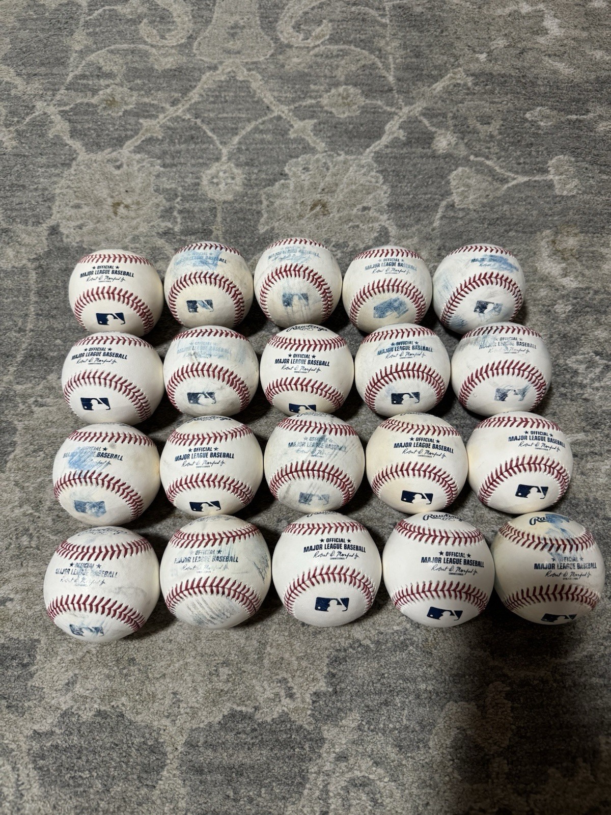 MLB Used Practice Balls Set of 20 