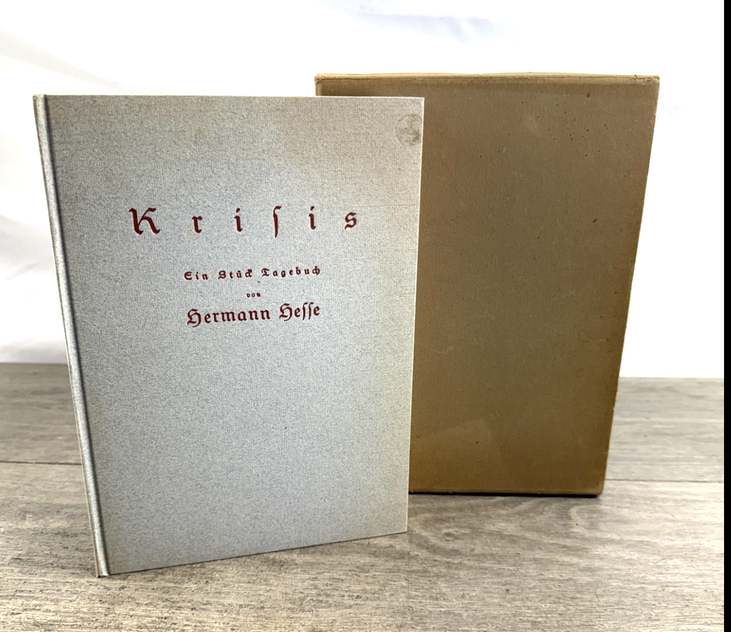 Krisis Hermann Hesse 1928 1st Edition S Fischer Verlag Berlin German Tagebuch HC