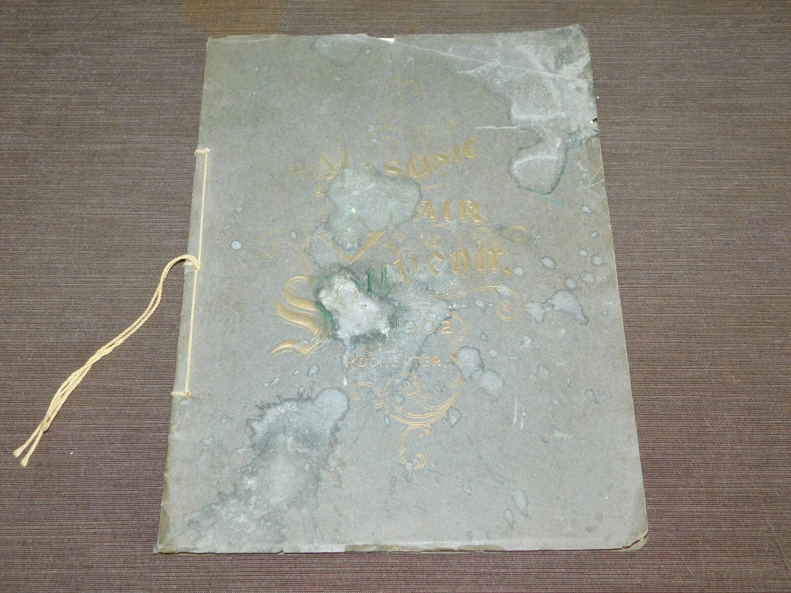 VINTAGE 1902 FREEMASONS MASONS MASONIC FAIR ROCHESTER NY SOUVENIR BOOKLET VINTAGE 1902 FREEMASONS MASONS MASONIC FAIR ROCHESTER NY SOUVENIR BOOKLET