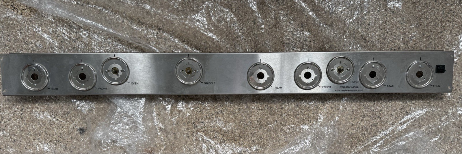 Viking Range 48” Stainless Steel SS Panel Oven Parts Accessory Replacement Used