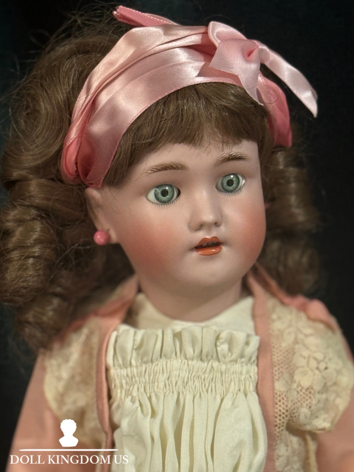 Antique German Simon Halbig Heinrich Handwerck 19” Doll Bisque Head